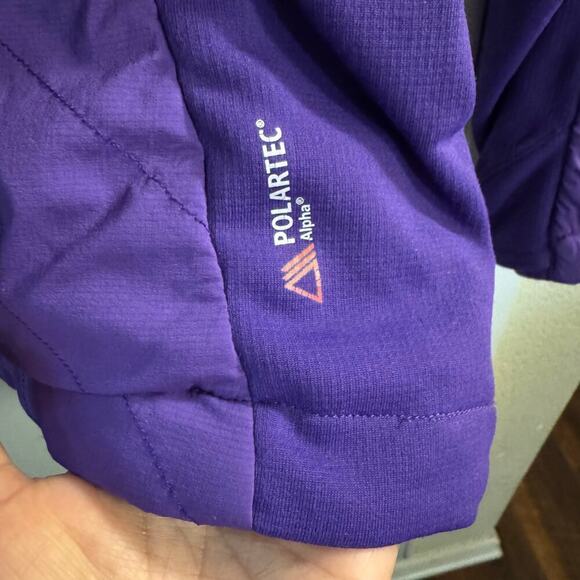 Mammut Women’s Eigerjoch In Hybrid Jacket Purple Polartec Alpha Size XS - Picture 4 of 11
